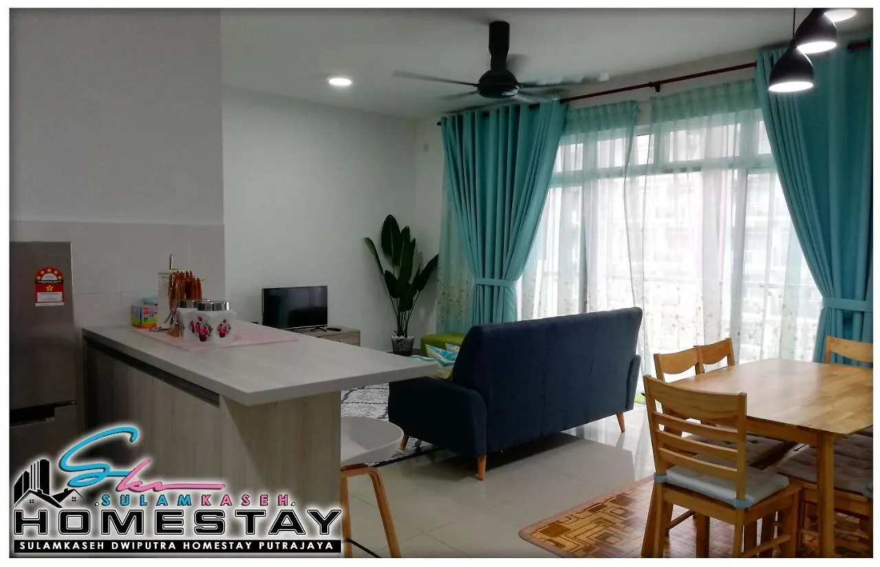 Apartment Sulamkaseh Dwiputra Homestay Putrajaya With 4 Units Ac, 3 Baths, Wifi & Pool View Malaysia