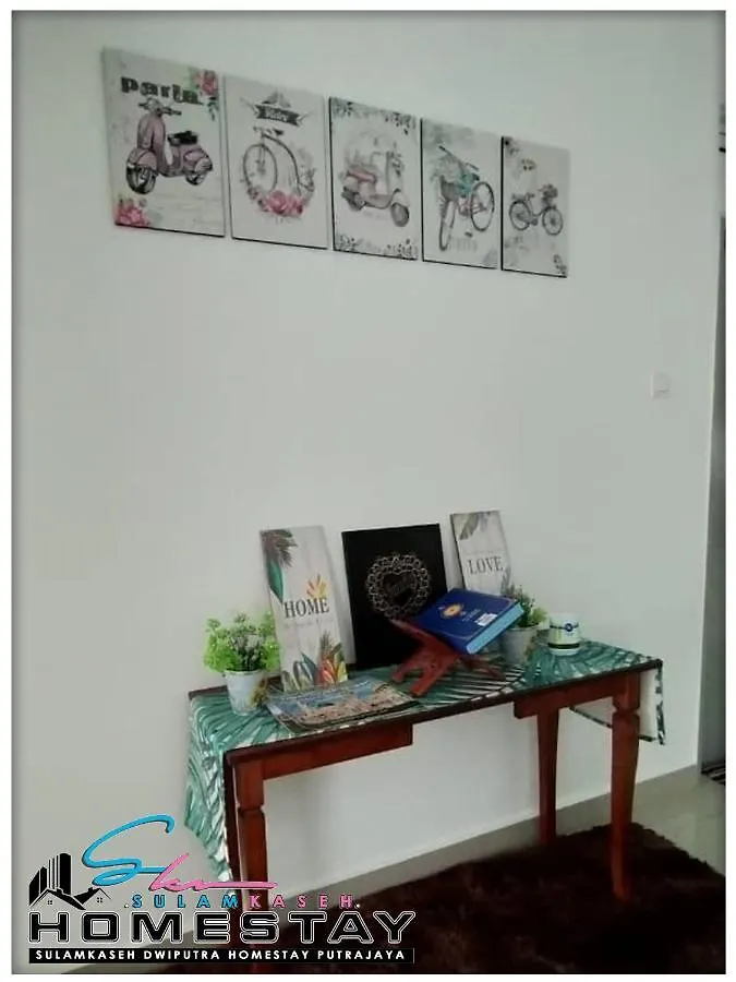 Apartment Sulamkaseh Dwiputra Homestay Putrajaya With 4 Units Ac, 3 Baths, Wifi & Pool View